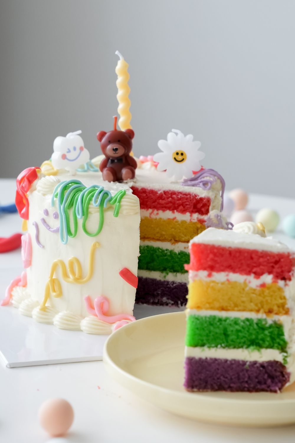Rainbow Cake Baking Class for Kids 🍰