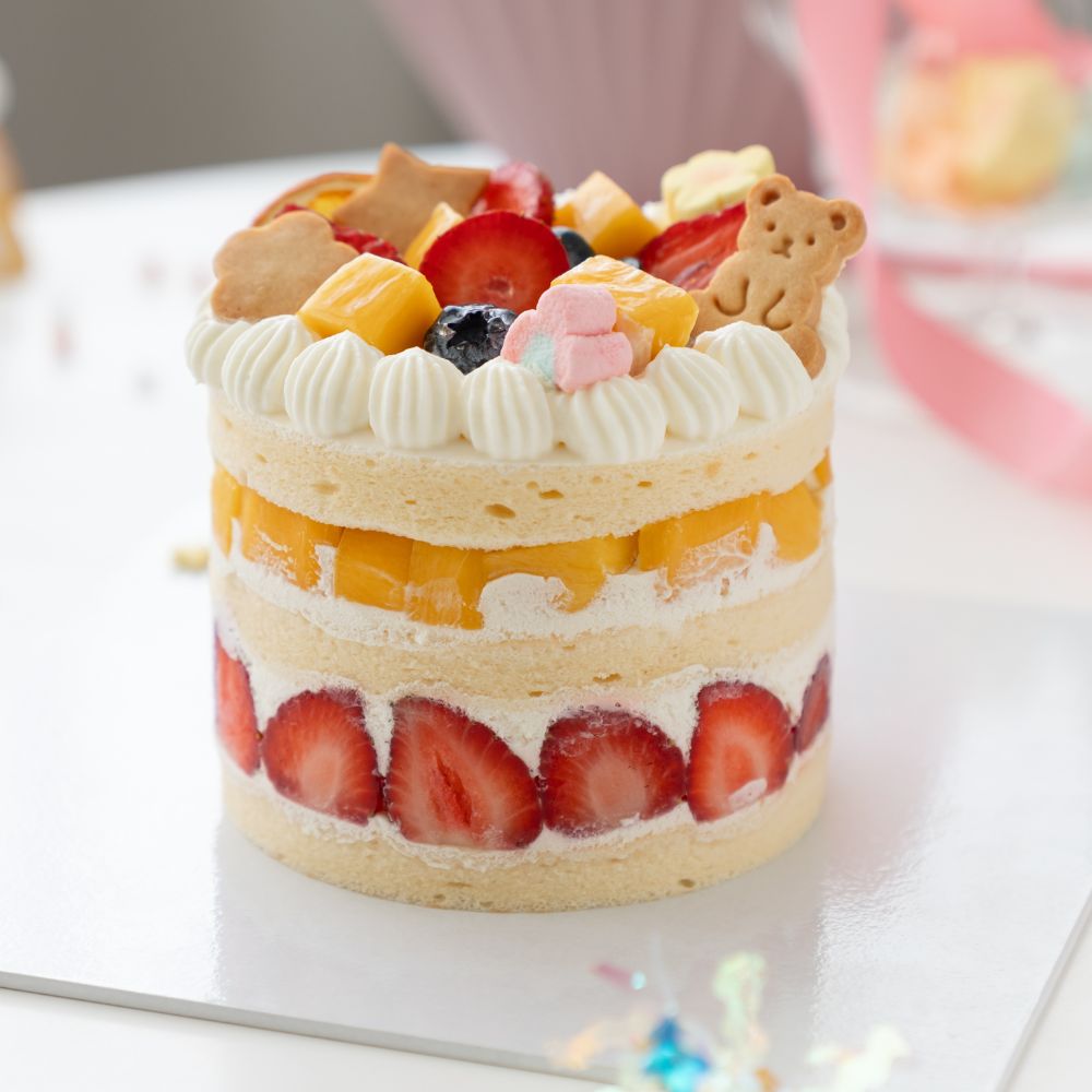 Fresh Fruit Cake Baking Class for Kids ππ₯