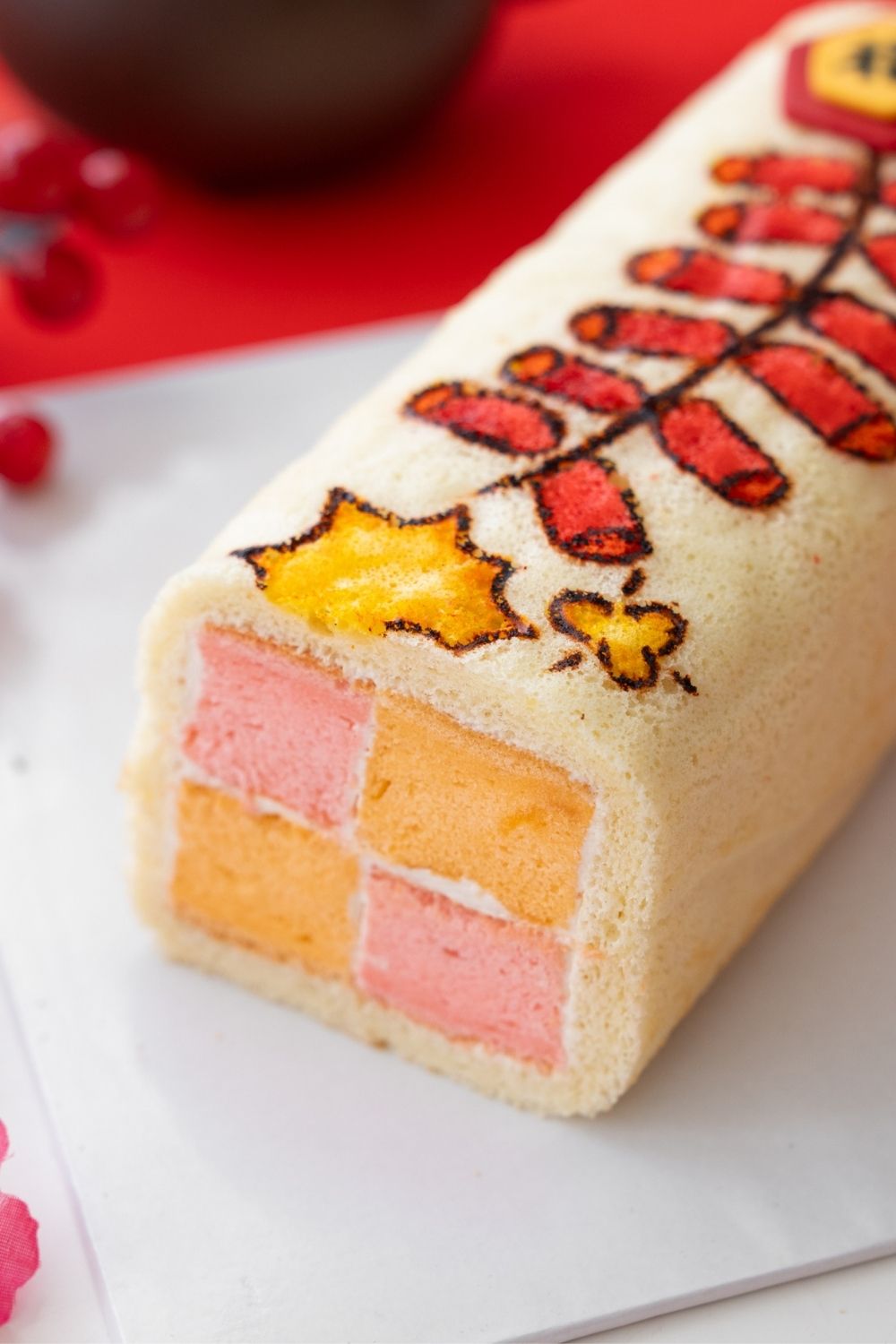 CNY Firecracker Battenberg Cake Baking Class for Kids ๐๐งง