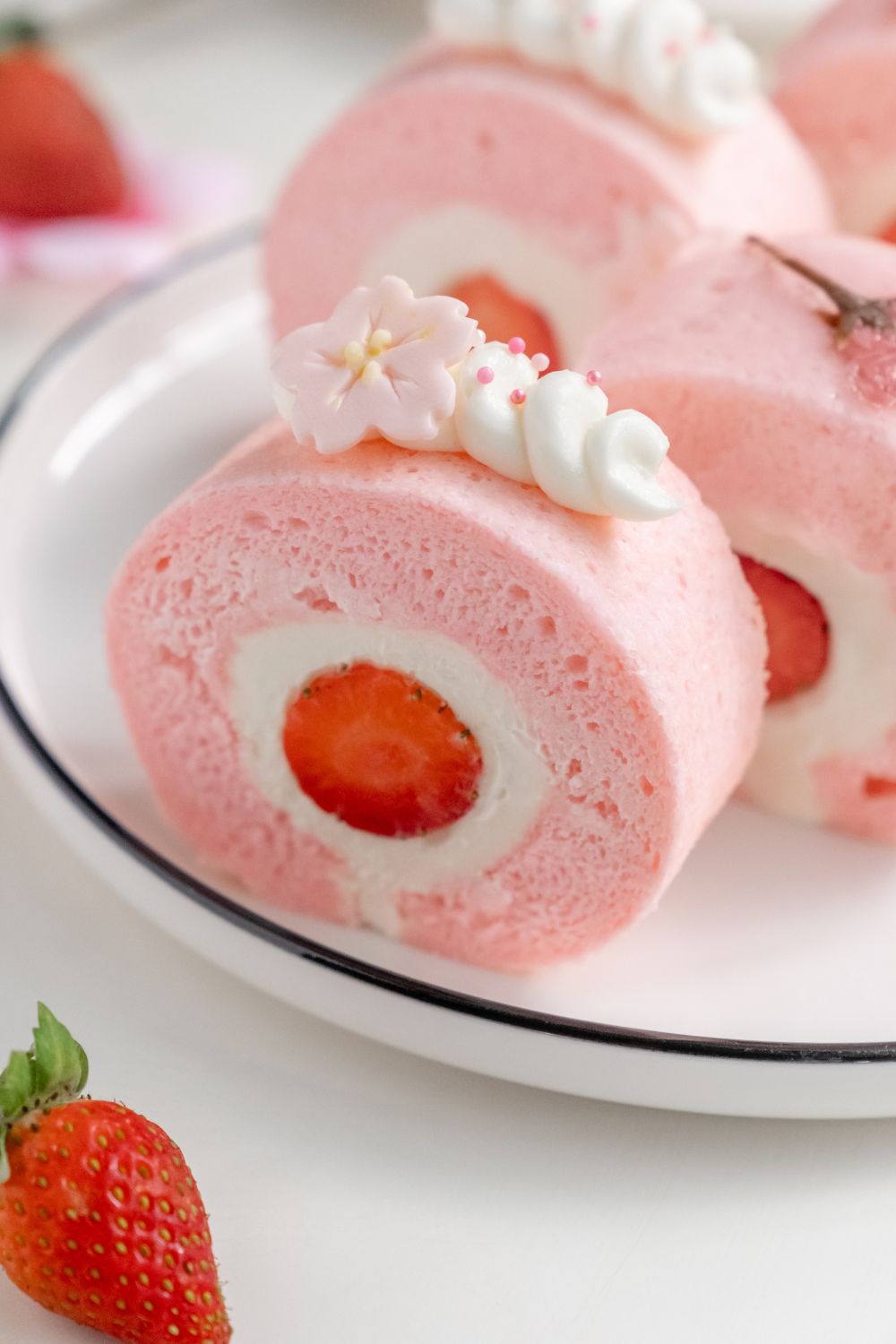 Sakura Roll Cake Baking Class for Kids ๐ธ