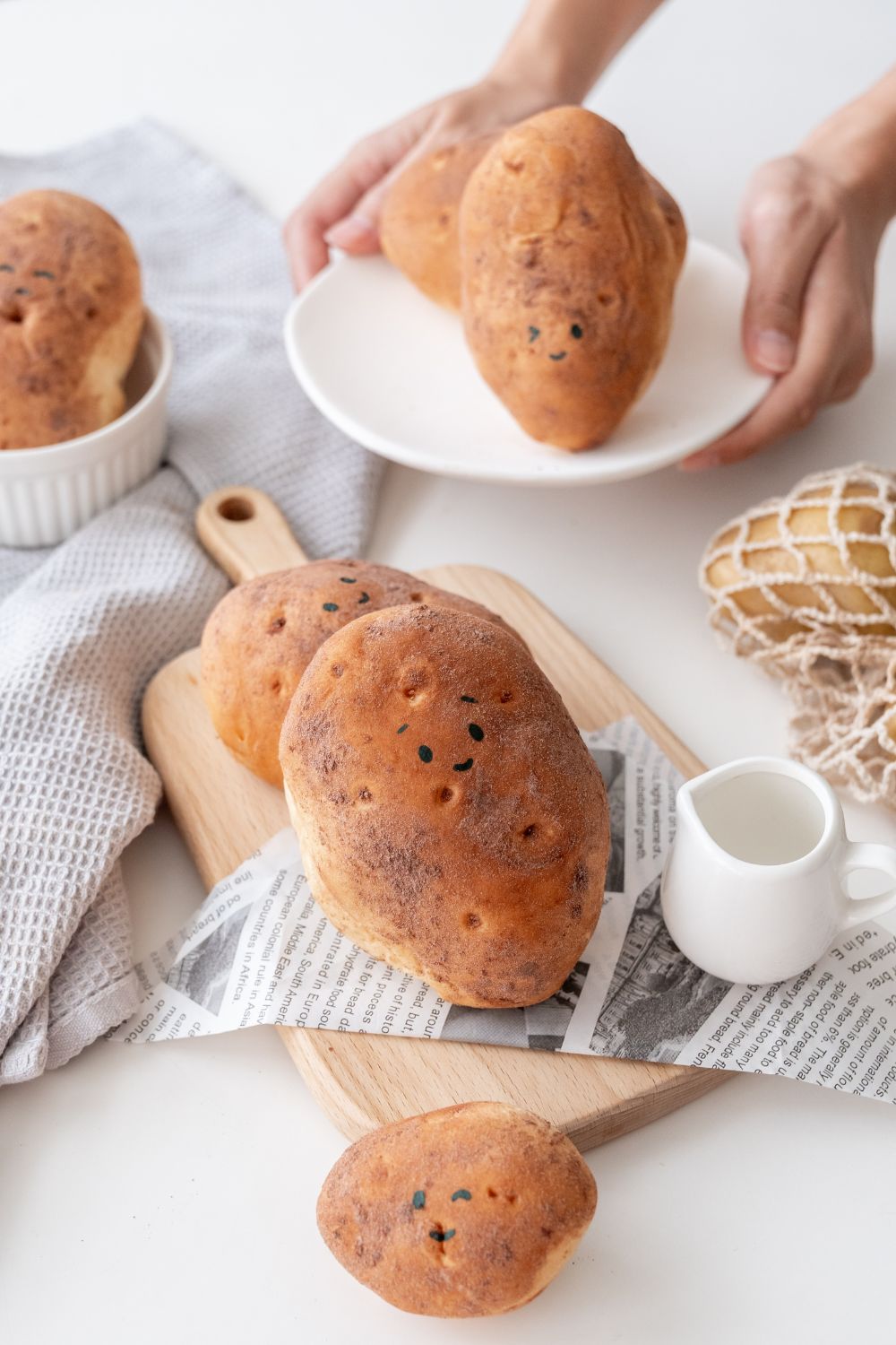 Potato Buns Baking Class for Kids ππ₯