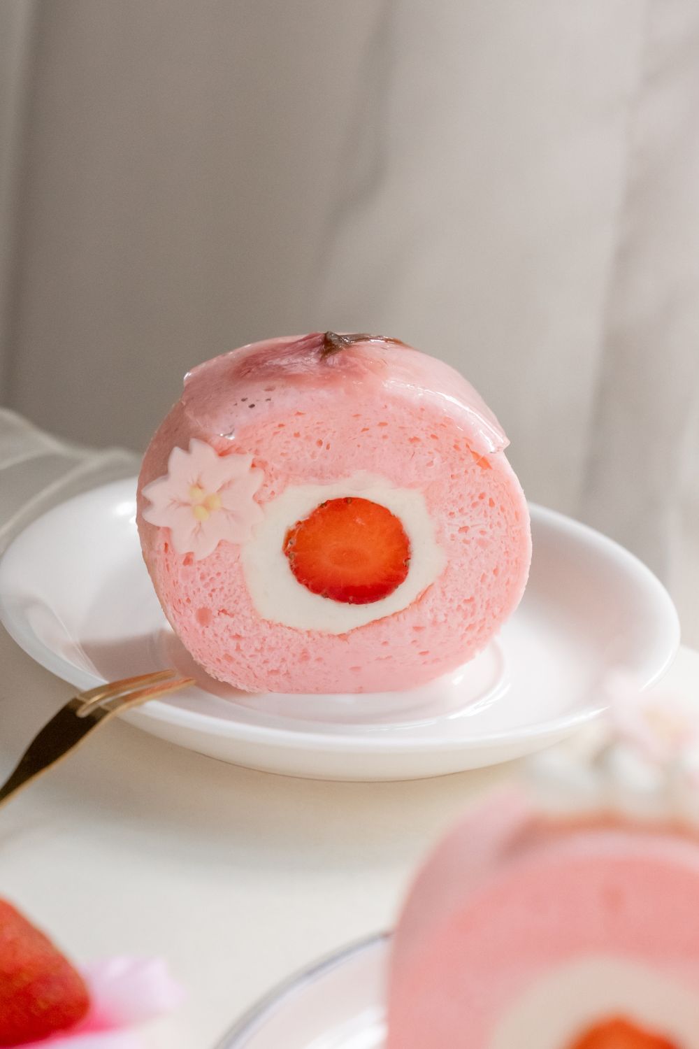 Sakura Roll Cake Baking Class for Kids ๐ธ