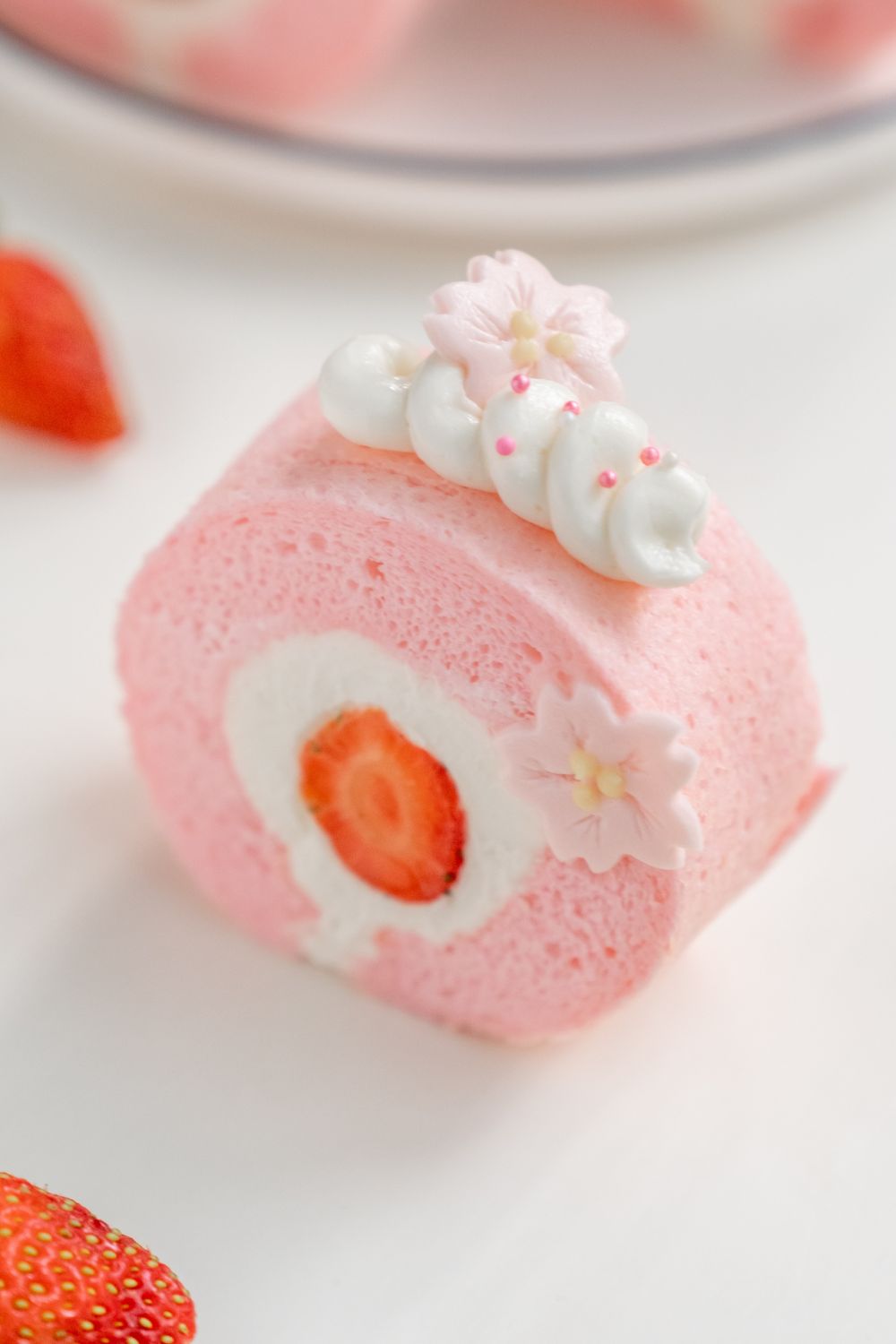 Sakura Roll Cake Baking Class for Kids ๐ธ
