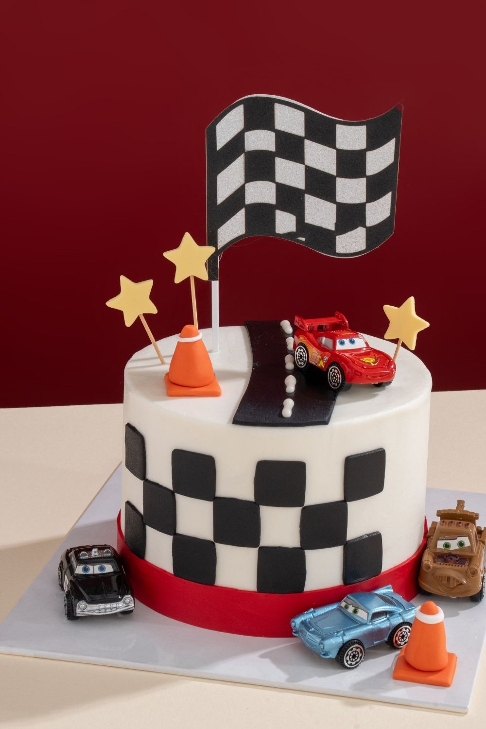McQueen Car Celebration Cake 6”
