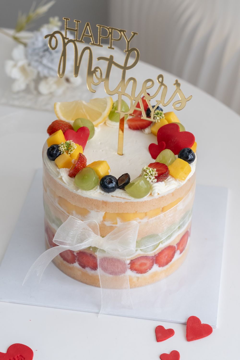 (Pre-Order) Mother's Day Fresh Fruit Cake 6”