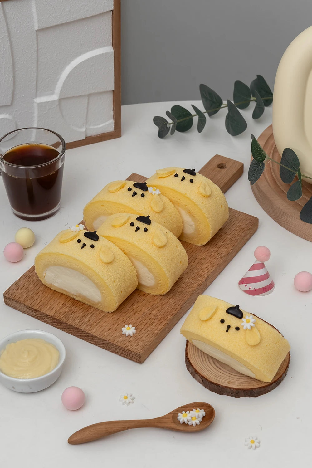 Pompompurin Roll Cake Kids Baking Class