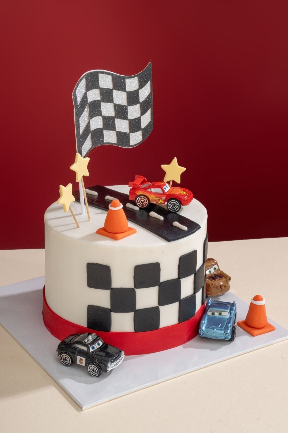 McQueen Car Celebration Cake 6”
