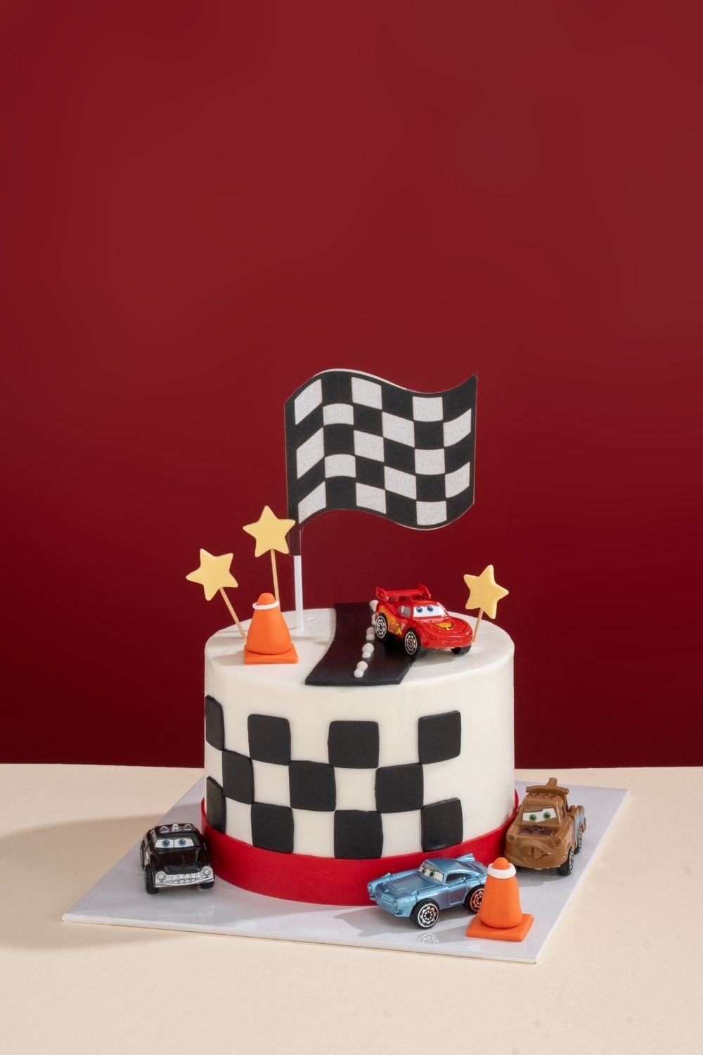 McQueen Car Celebration Cake 6”