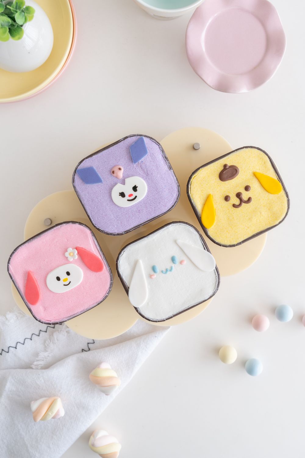 VEGAN Square Sanrio Cupcakes Baking Class for Kids