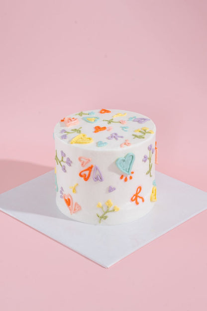 Cutie Doodle Smash Cake 5"