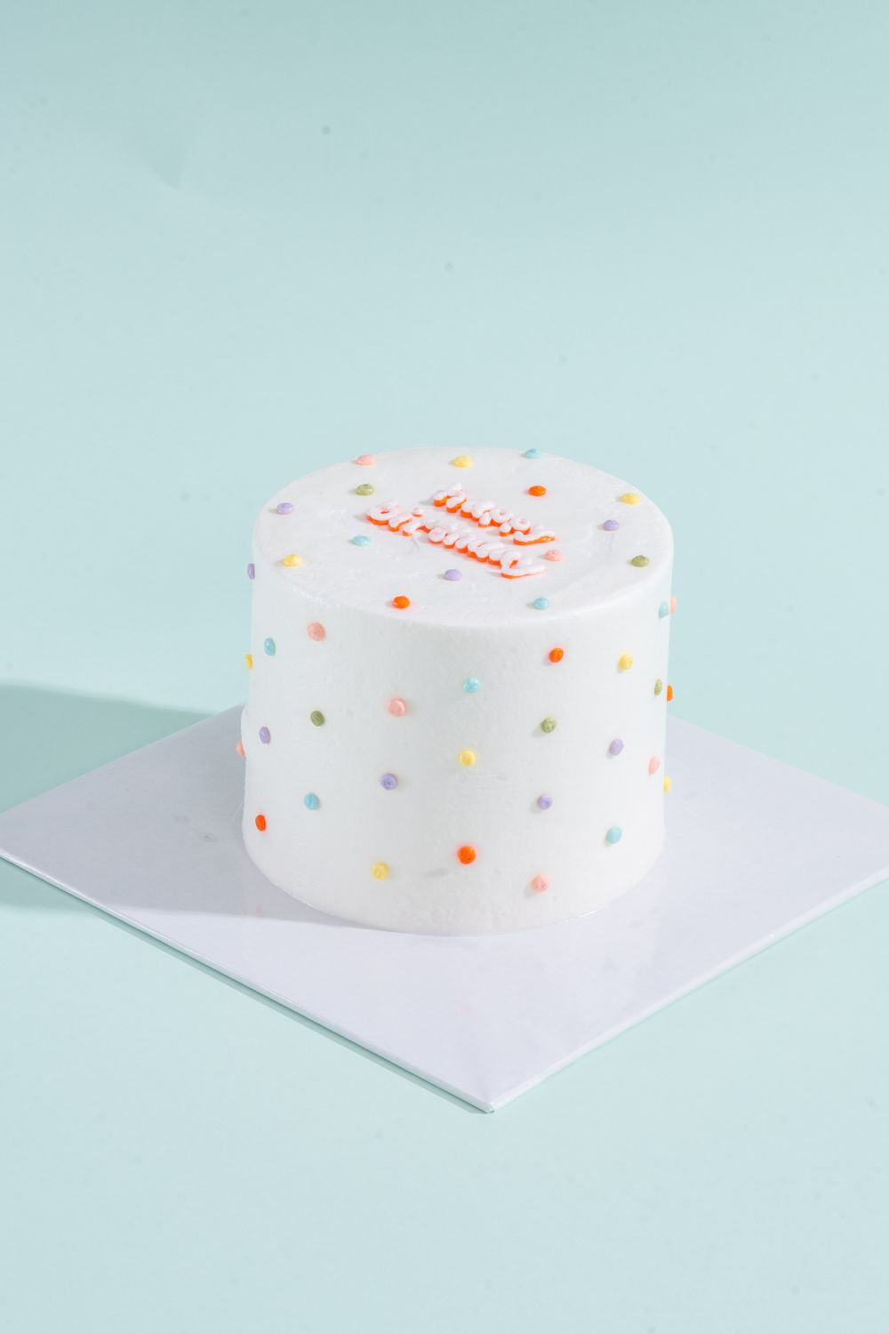 Pastel Dots Smash Cake 5"