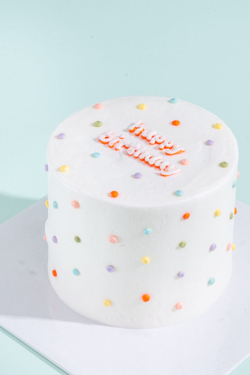 Pastel Dots Smash Cake 5"