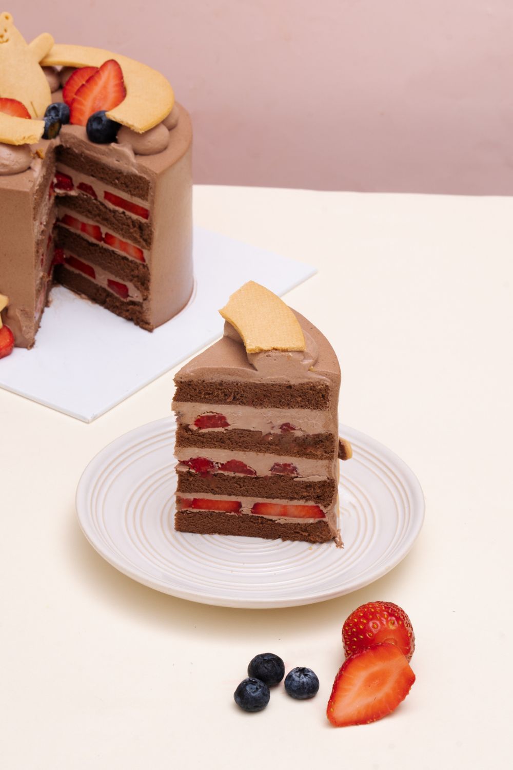 Strawberry Chocolate Cake