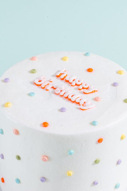 Pastel Dots Smash Cake 5"
