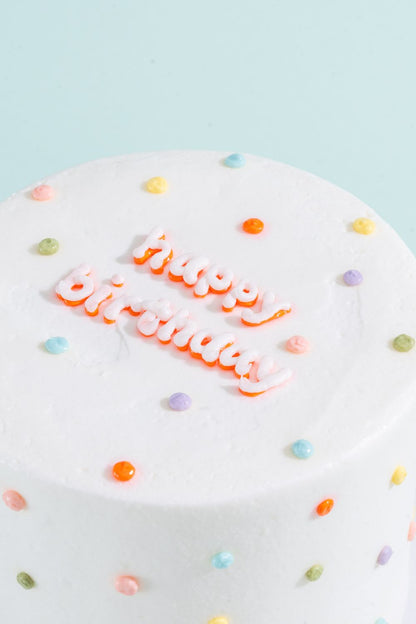 Pastel Dots Smash Cake 5"