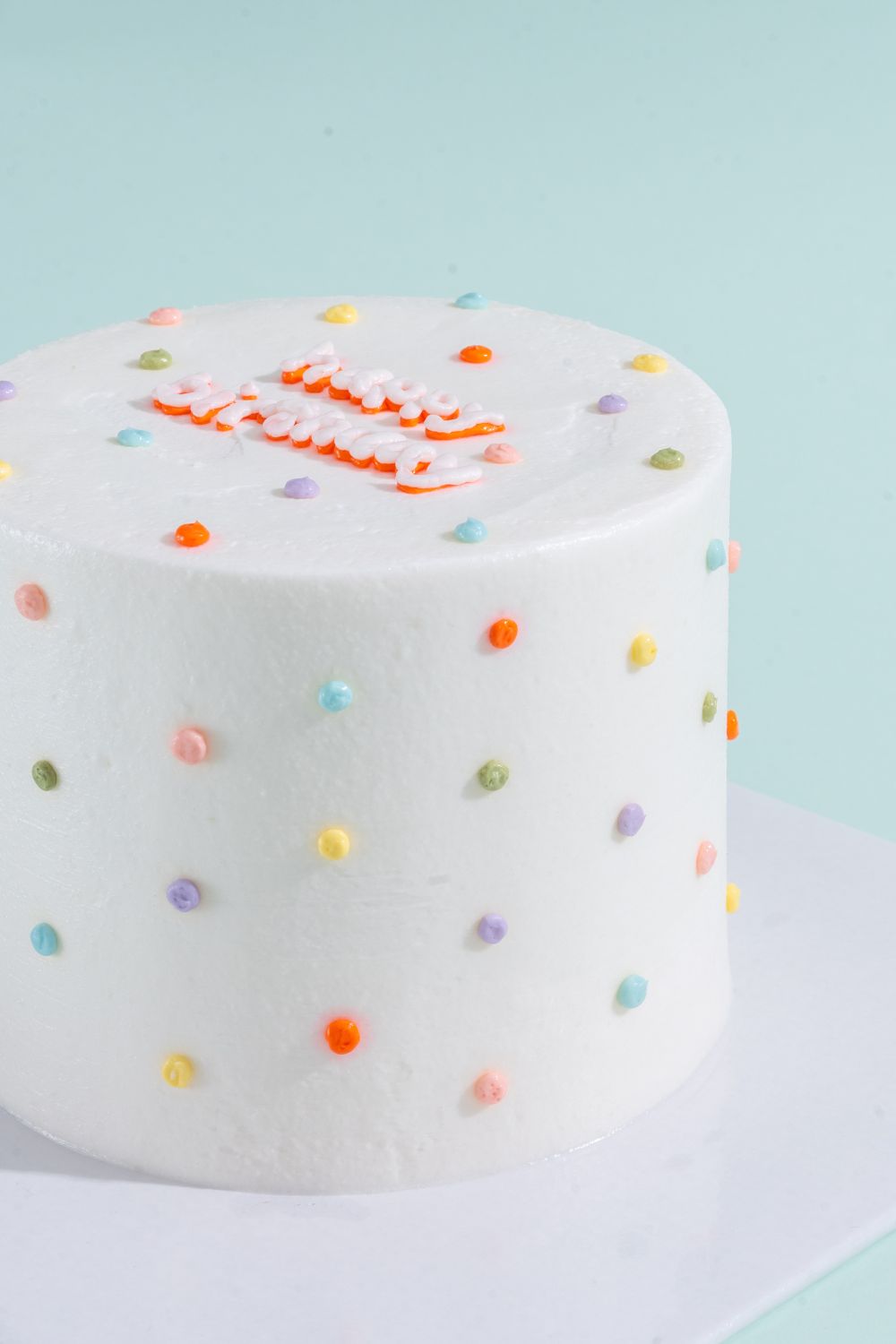 Pastel Dots Smash Cake 5"