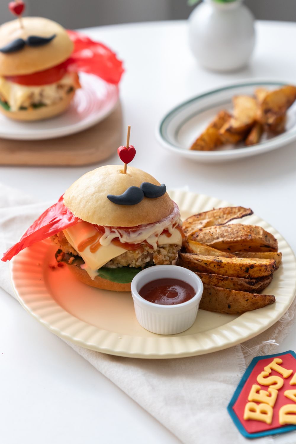 Dad’s Favourite Burger Cooking Class for Kids 🍔