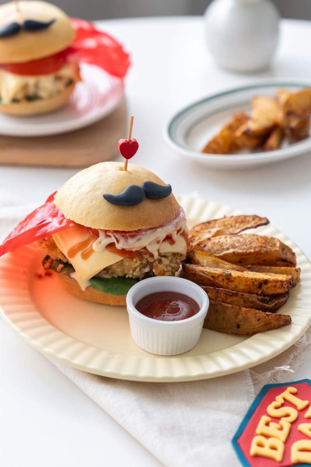 Dad’s Favourite Burger Cooking Class for Kids 🍔
