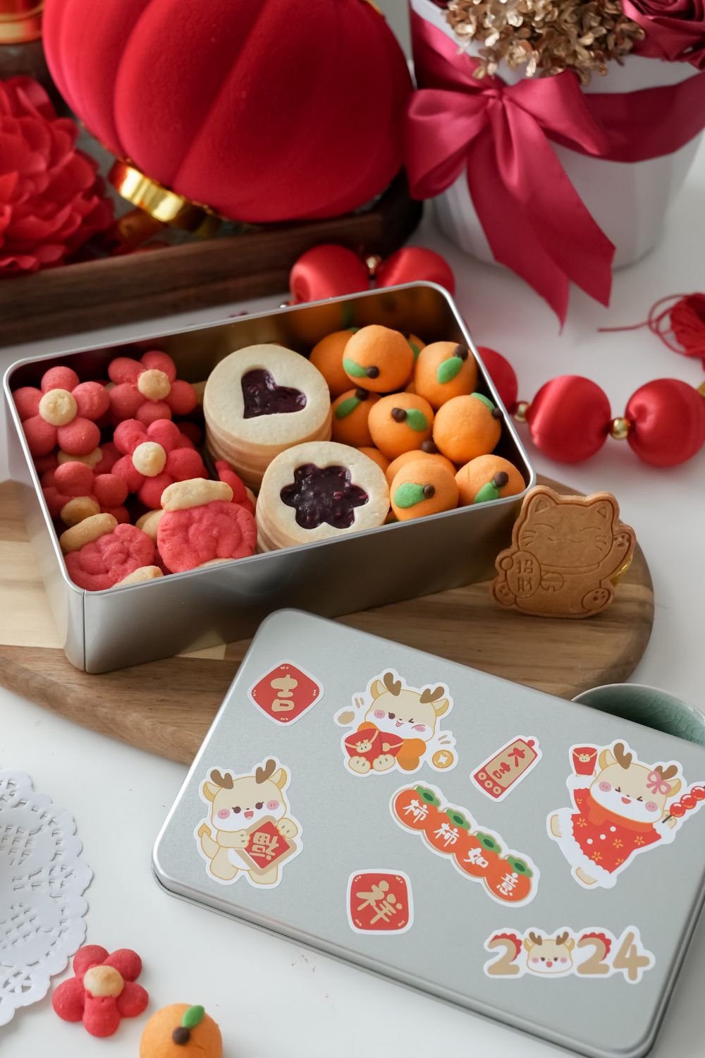 Heng Ong Huat Cookie Box Baking Class for Kids 🍊🧧