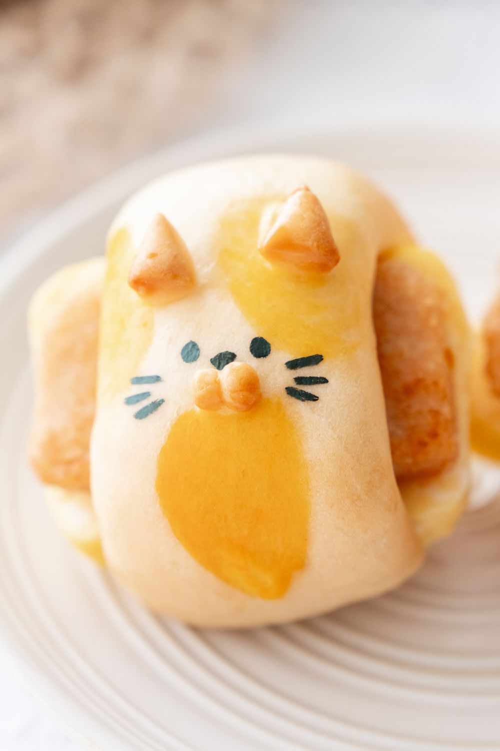 Chicken Spam and Egg Kitty Bun Cooking and Baking Class for Kids 🍳😺