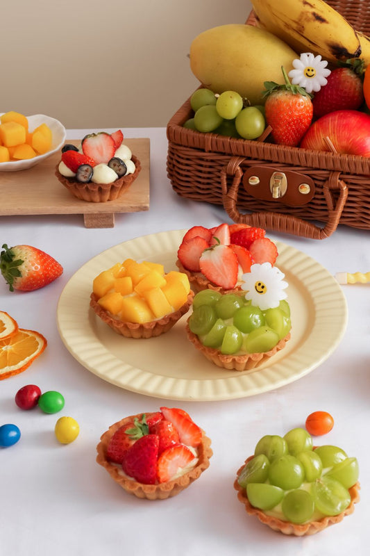 Mix Fruit Tart Baking Class for Kids 🍓🥭🍇