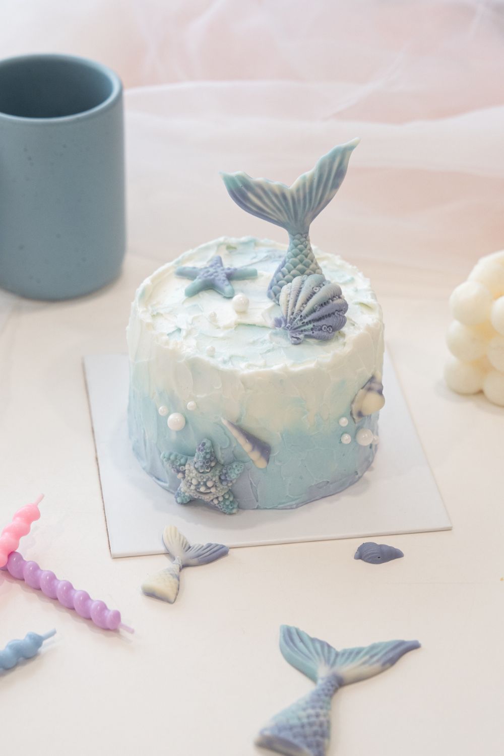 Mermaid Cake Baking Class for Kids 🍰