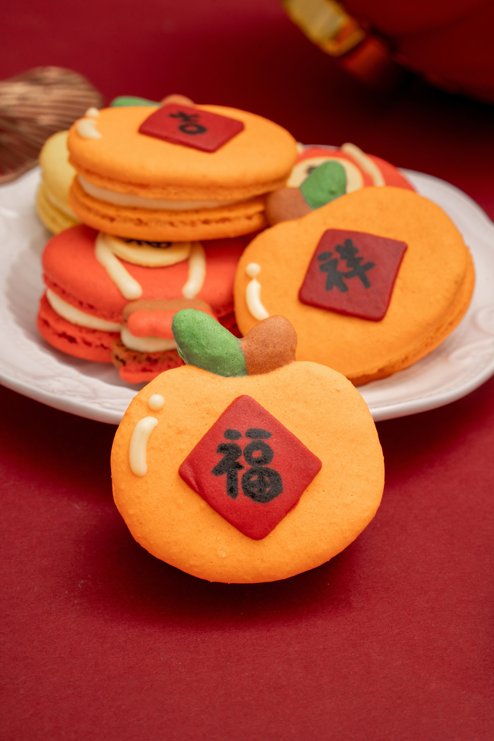 CNY Macarons Baking Class for Kids 🧧🍊