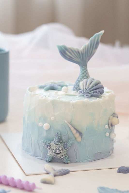 Mermaid Cake Baking Class for Kids 🍰