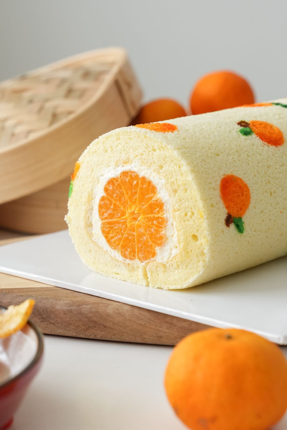 CNY Mini Tangerine Roll Cake Baking Class for Kids 🍊🧧