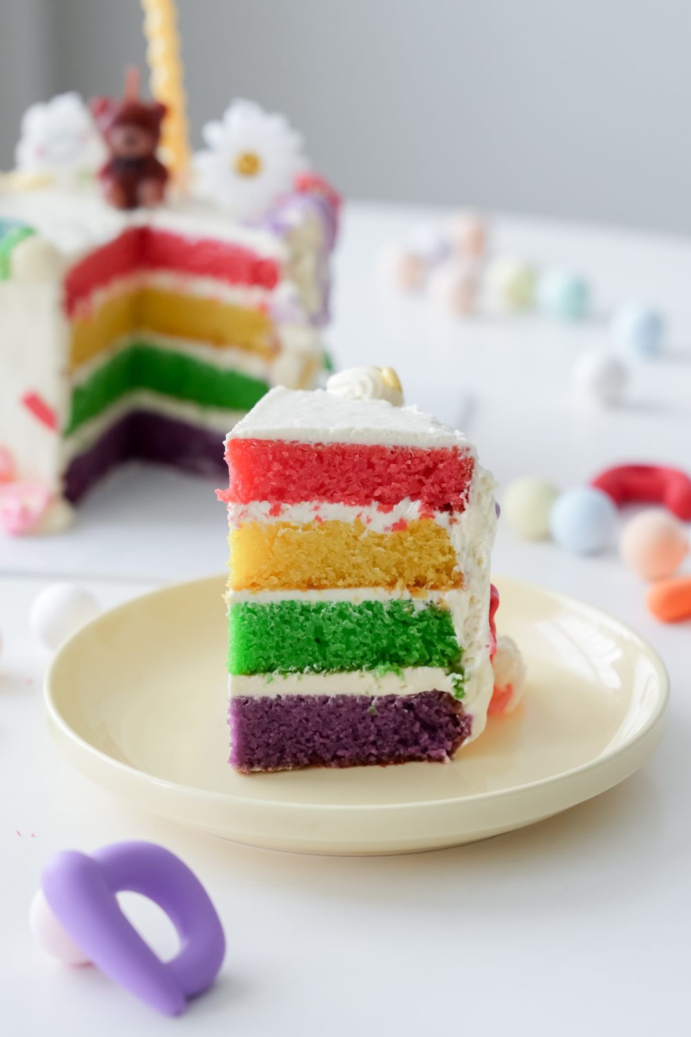 Rainbow Cake Baking Class for Kids 🍰