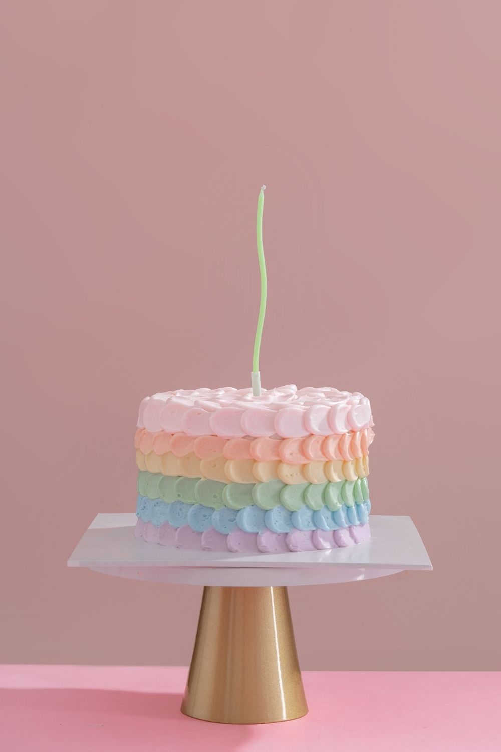 Rainbow Smash Cake 5"