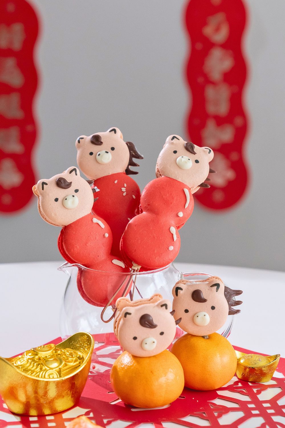 CNY Macarons Baking Class for Kids 🧧🍊