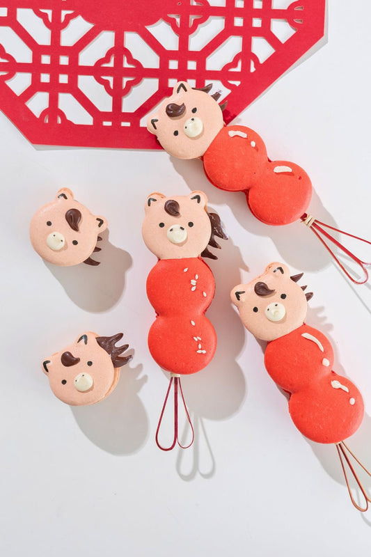 CNY Macarons Baking Class for Kids 🧧🍊