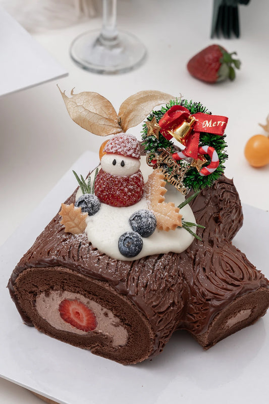 Christmas Log Cake Baking Class for Kids