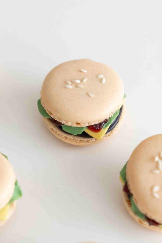Burger Macarons Baking Class for Kids 🍔🍫