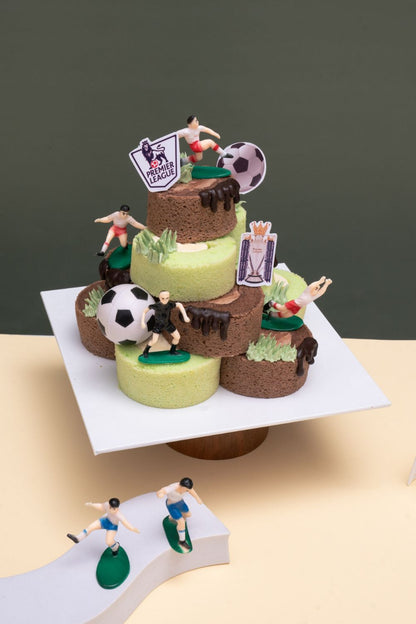 Football Roll Cake Tower
