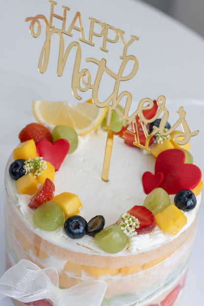 (Pre-Order) Mother's Day Fresh Fruit Cake 6”
