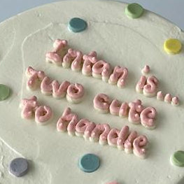 Handwritten Cake Message (Write in checkout comments)