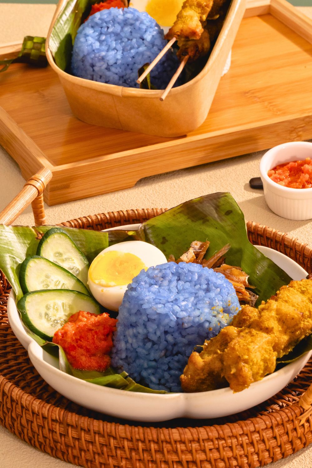 Nasi Lemak with Homemade Tomato Sambal and Satay Cooking Class for Kids 🍚🍅