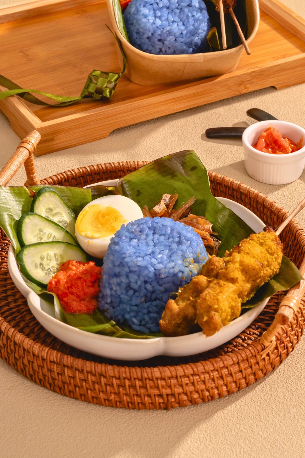 Nasi Lemak with Homemade Tomato Sambal and Satay Cooking Class for Kids 🍚🍅