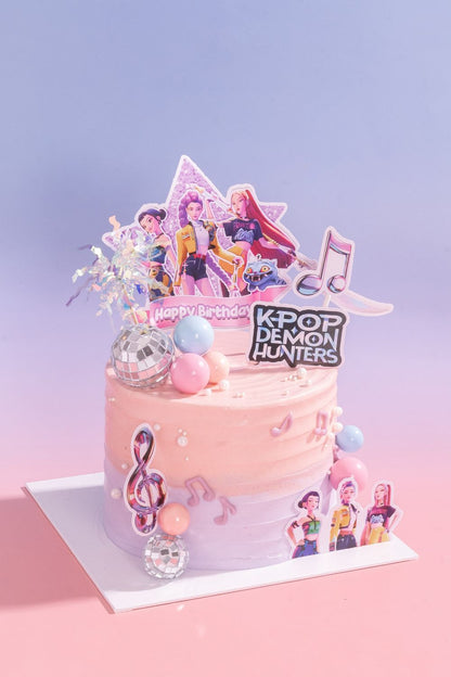 Kpop Demon Hunter Celebration Cake 6”