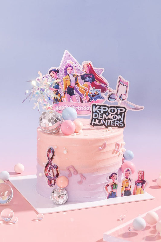 Kpop Demon Hunter Celebration Cake 6”