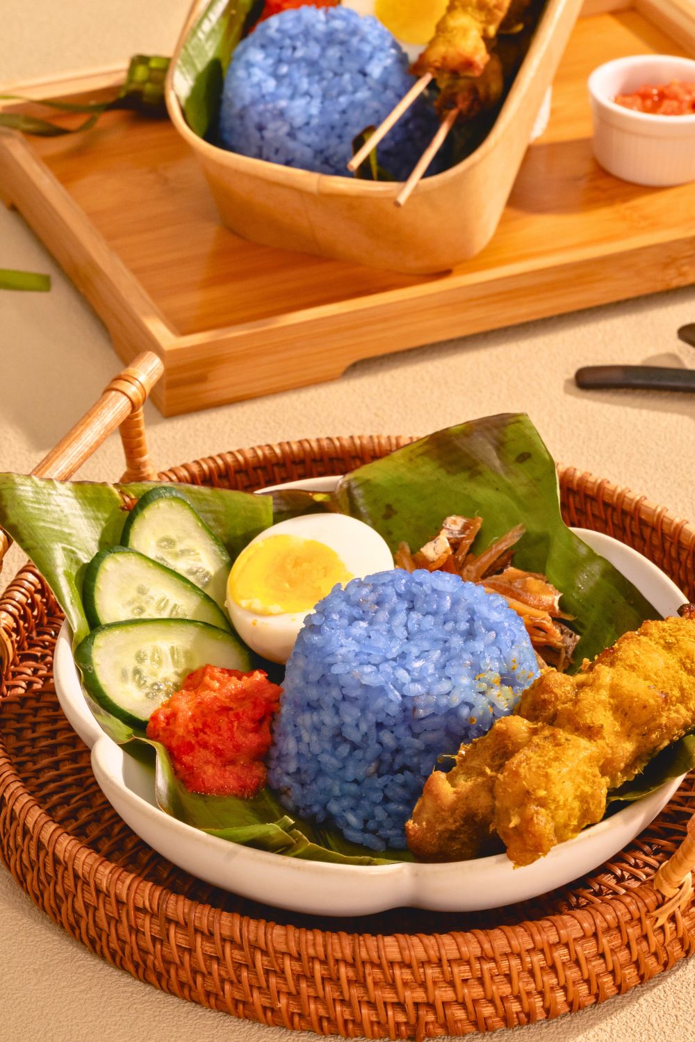 Nasi Lemak with Homemade Tomato Sambal and Satay Cooking Class for Kids 🍚🍅