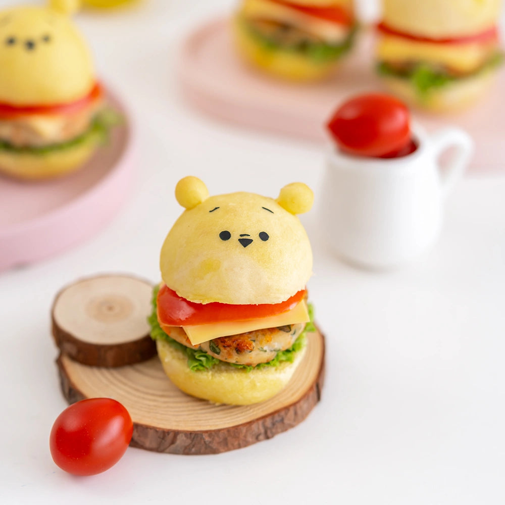 Mini Winnie the Pooh Burgers Baking & Cooking Class for Kids 🍔