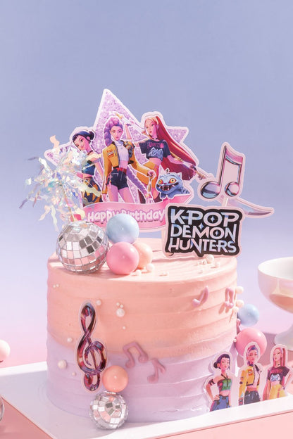 Kpop Demon Hunter Celebration Cake 6”