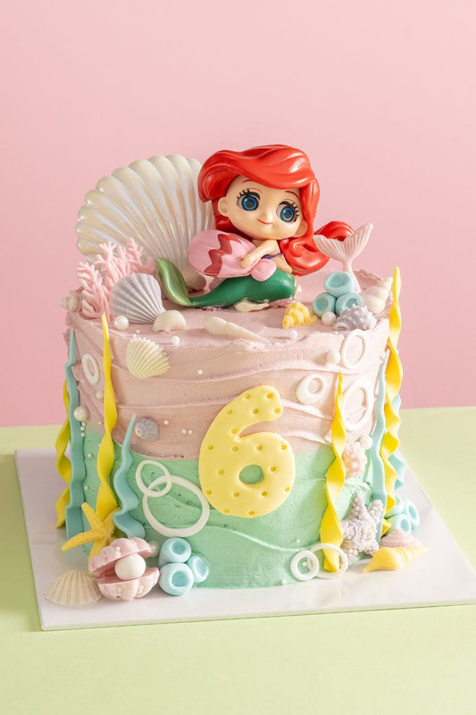 Mermaid Celebration Cake 6”