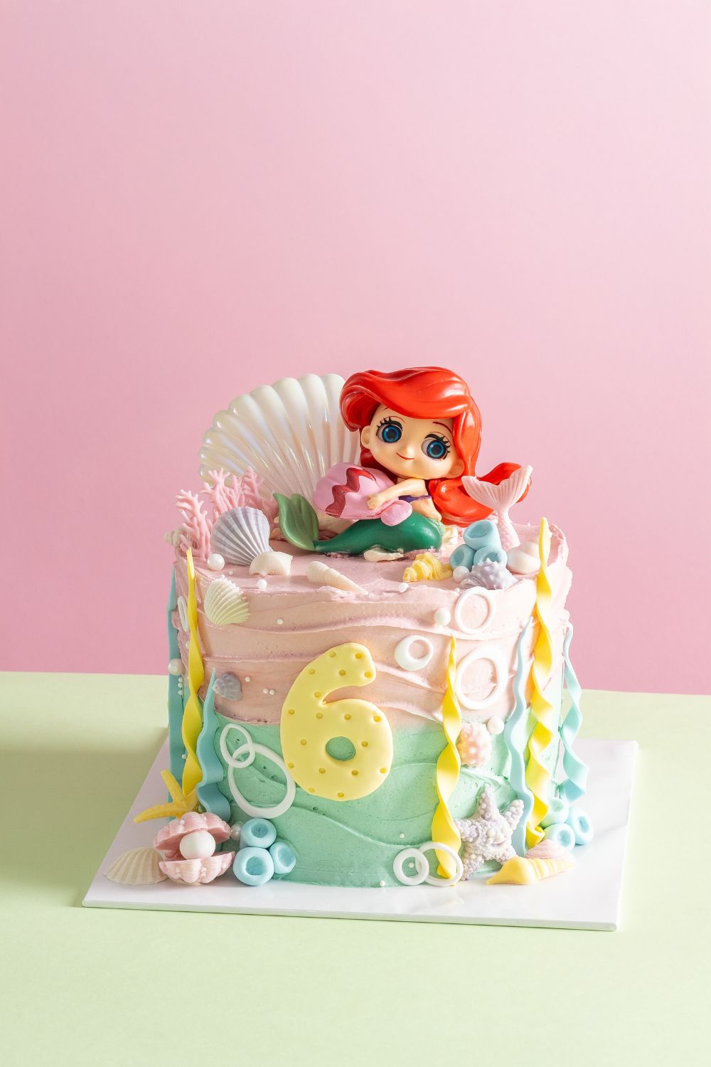 Mermaid Celebration Cake 6”