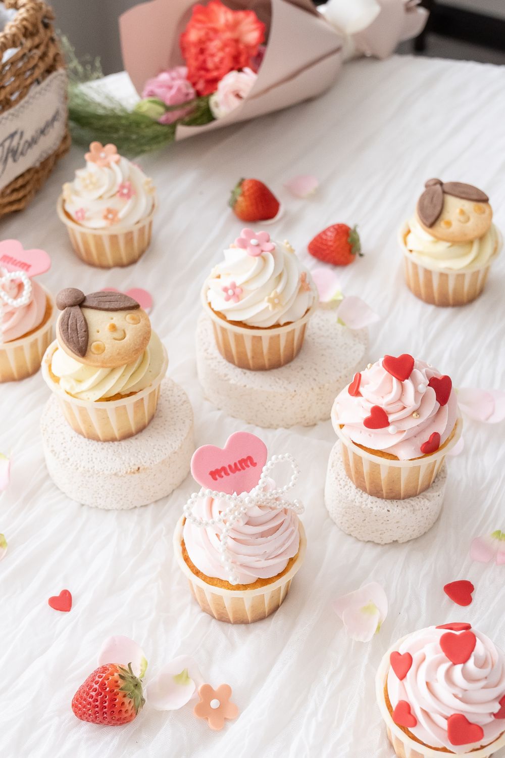 Mother's Day Cupcakes Baking Class for Kids 🧁