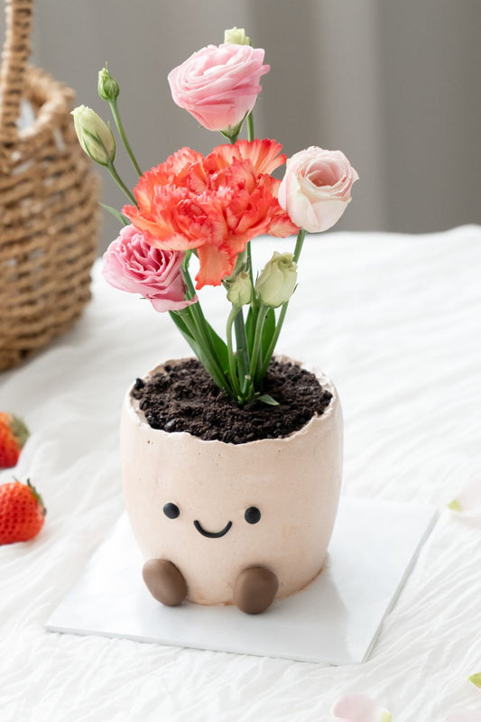 Mother’s Day Blooming Flower Pot Cake Baking Class for Kids 💐🍰