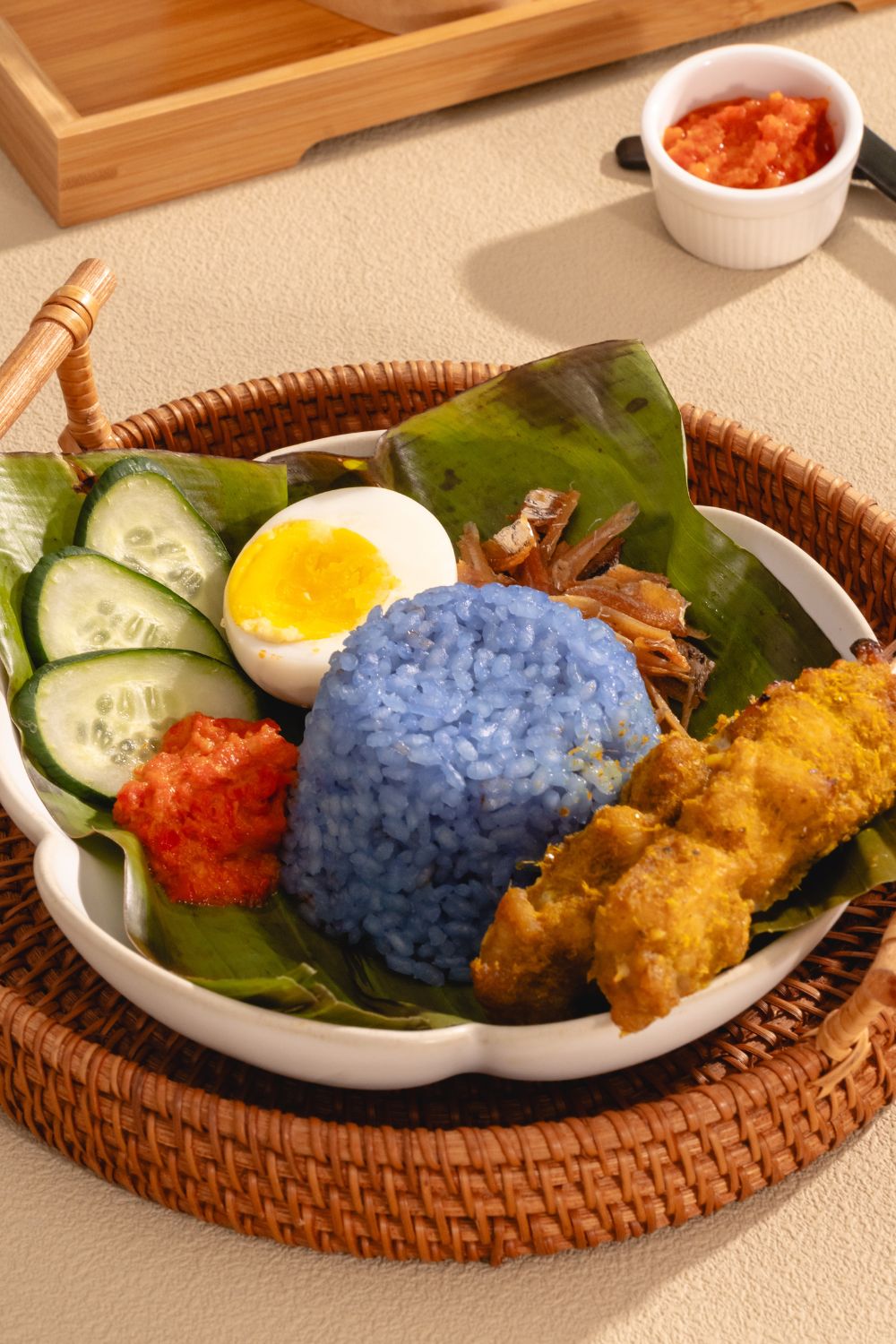 Nasi Lemak with Homemade Tomato Sambal and Satay Cooking Class for Kids 🍚🍅